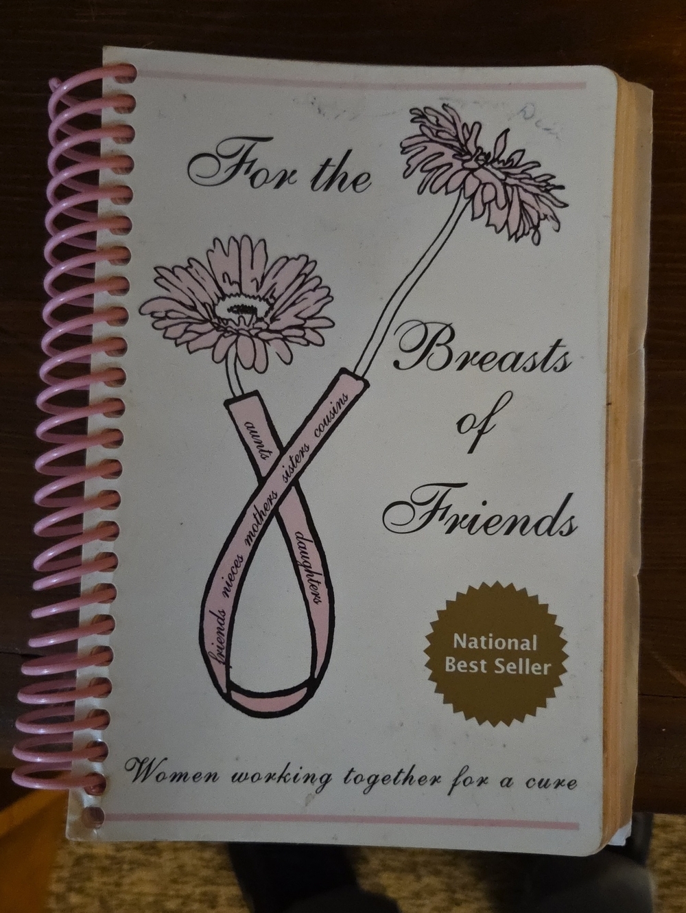 For the Breasts of Friends Cookbook - Pink